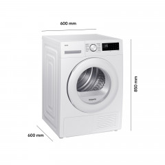 SAMSUNG DV90DG52A0TEEG Wärmepumpentrockner (9 kg, Weiß)