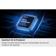 SAMSUNG GQ 43 Q 7 FAAUXZG Fernseher (Flat, 43 Zoll / 108 cm, UHD 4K, SMART TV)