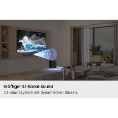 SAMSUNG HW-B460GF/ZG, Soundbar, Titan Schwarz
