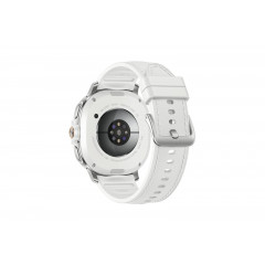 SAMSUNG Galaxy Watch8 Classic LTE 46 mm Smartwatch PU/Kautschuk, 130-205 mm, White