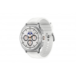 SAMSUNG Galaxy Watch8 Classic LTE 46 mm Smartwatch PU/Kautschuk, 130-205 mm, White SAMSUNG Galaxy Watch8 Classic LTE 46 mm Smartwatch PU/Kautschuk, 130-205 mm, White