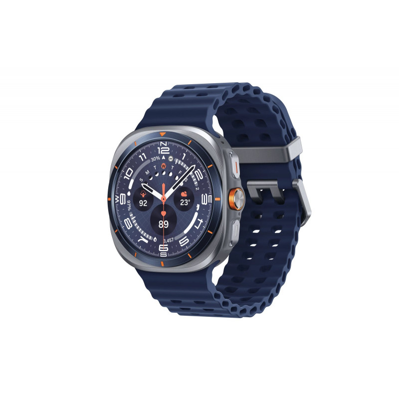 SAMSUNG Galaxy Watch Ultra 47 mm Smartwatch Nitrilkautschuk, 90-140 mm, Titanium Blue