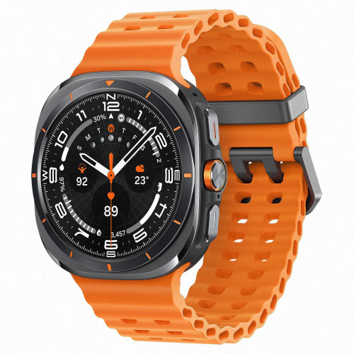 SAMSUNG Galaxy Watch Ultra 47 mm Smartwatch Nitrilkautschuk, 90-140 mm, Titanium Gray