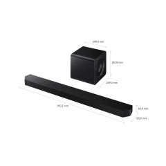 SAMSUNG Q-Serie Soundbar HW-Q810GH 5.1.2-Kanal Subwoofer (2026), Soundbar, Schwarz
