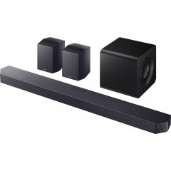 SAMSUNG HW-Q930H/EN, Soundbar mit Subwoofer & Rücklautsprecher, Titan Black