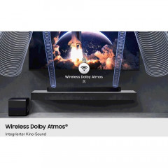 SAMSUNG HW-Q800H/EN, Soundbar mit Subwoofer, Schwarz
