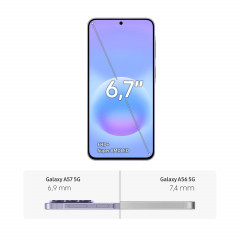 SAMSUNG Galaxy A57 256 GB Awesome Lilac Dual SIM