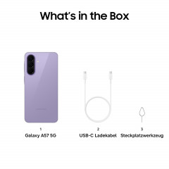 SAMSUNG Galaxy A57 256 GB Awesome Lilac Dual SIM