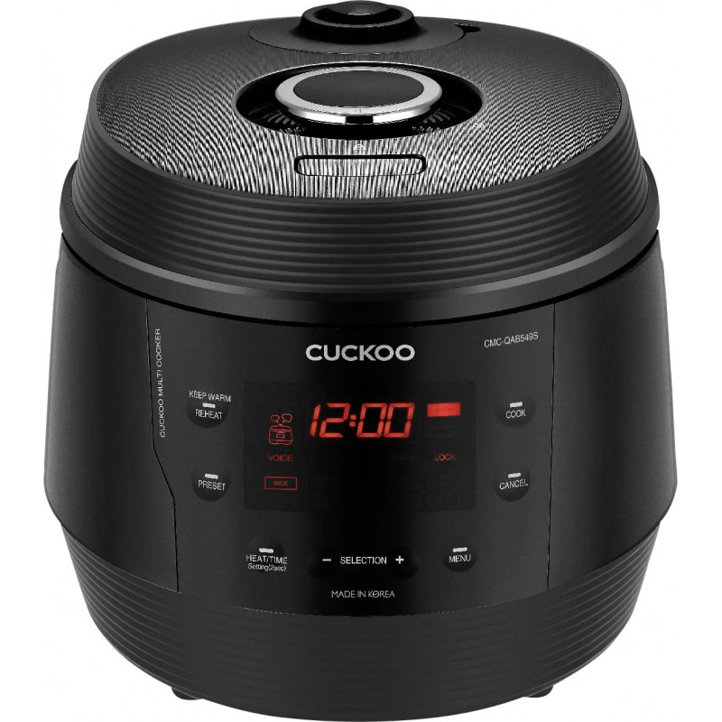 Cuckoo CMC-QAB549S Multikocher Schwarz mit Dampfgarfunktion