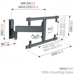 Vogel's Comfort 3665 OLED