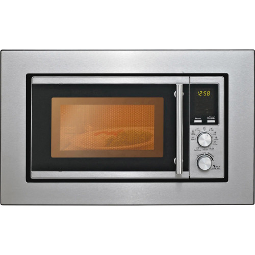 Silva Schneider EBM-G 880E Mikrowelle Edelstahl 700W Grillfunktion, Einbaufähig