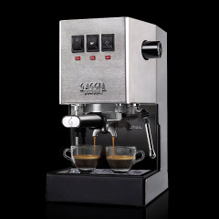 GAGGIA RI9481/11 CLASSIC E24 OP/Messingboiler Siebträgermaschine Edelstahl