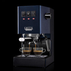 GAGGIA RI9481/15 CLASSIC E24 OP/Messingboiler Siebträgermaschine Classic Blue