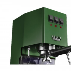 GAGGIA RI9481/17 CLASSIC E24 OP/Messingboiler Siebträgermaschine Jungle Green