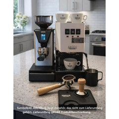 GAGGIA RI9481/18 CLASSIC E24 OP/Messingboiler Siebträgermaschine Sunshine Yellow
