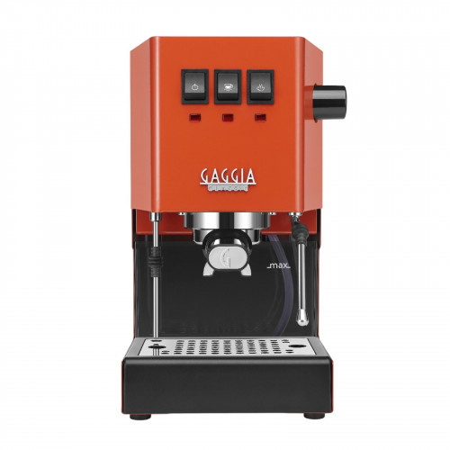 GAGGIA RI9481/19 CLASSIC E24 OP/Messingboiler Siebträgermaschine Orange