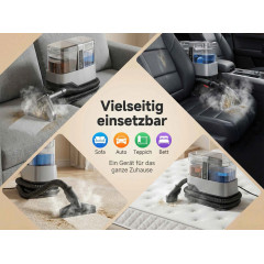 BYTELIKE 1800W 17000Pa 100°C Dampf Heißwasser Dampfreiniger