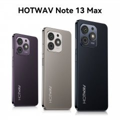 HOTWAV Note 13 Max 256 GB Schwarz, Android Smartphone, Smartphone ohne Vertrag, Günstige handy, Mobiltelefon, 24 Monate Garantie. Dual SIM