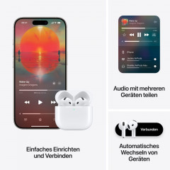 Apple AirPods 4 mit Aktiver Geräuschunterdrückung