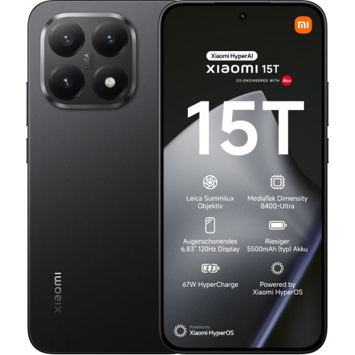 Xiaomi 15T 256GB Schwarz 5G