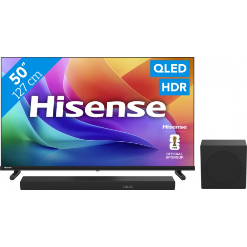 Hisense QLED 50 Zoll A59S (2026) + Hisense HS3100
