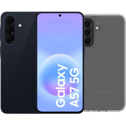 Samsung Galaxy A57 256GB Dunkelblau 5G + BlueBuilt Backcover Transparent Samsung Galaxy A57 256GB Dunkelblau 5G + BlueBuilt Backcover Transparent